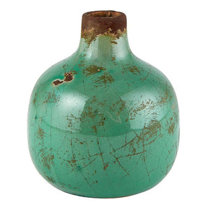 Aged Mini Bud Vase - Sage