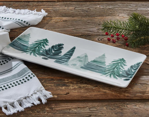Hand Painted Holiday Platter