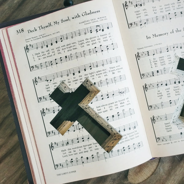 Cross Cutout Hymnal