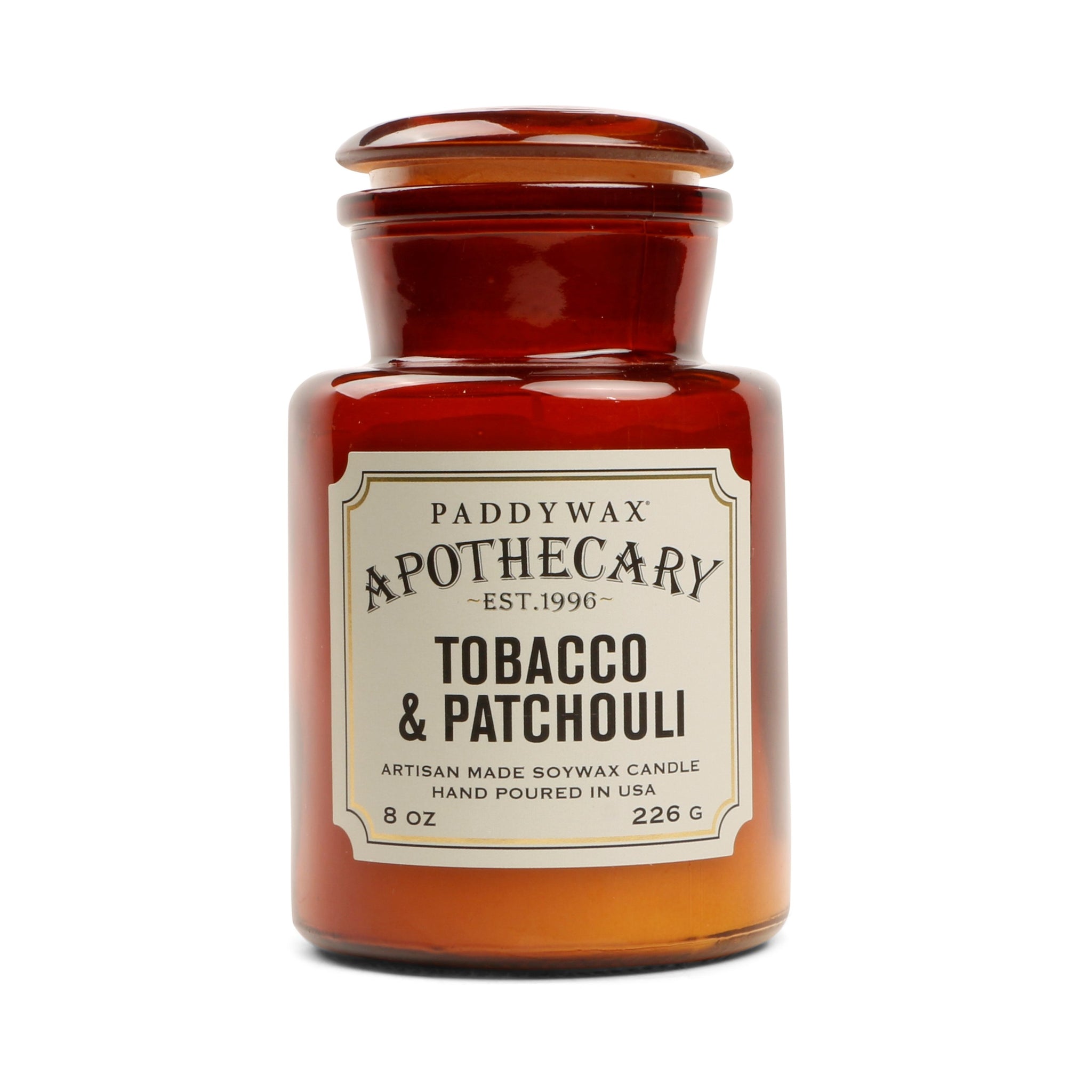 Apothecary Soy Candle - Tobacco and Patchouli