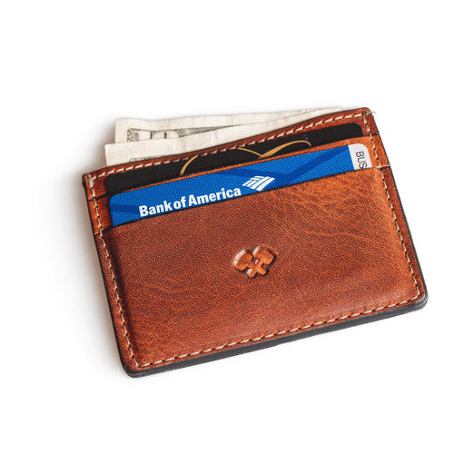 Slim Pocket Wallet - Tobacco Brown
