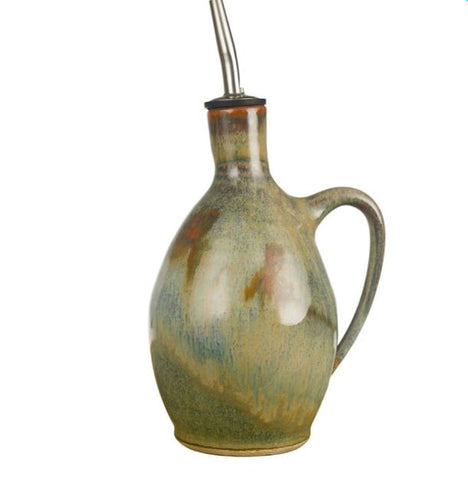 Handcrafted Pottery Oil Bottle - Nebula