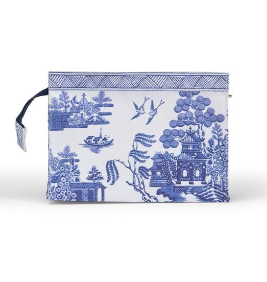 Chinoiserie Multi Purpose Pouch - Blue Willow