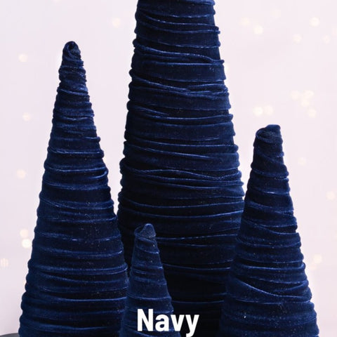 Velvet Trees - Navy