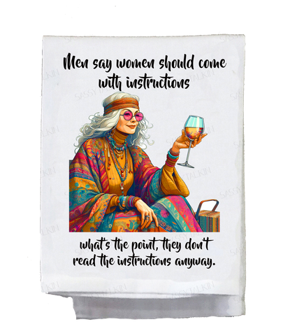 Women Should Come With Instructions Kitchen Towel