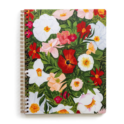 Lush Garden Handmade Notebook