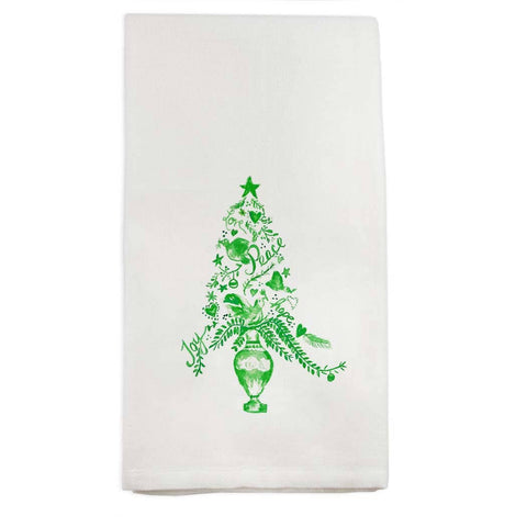 Green Tree Peace Kitchen Towel