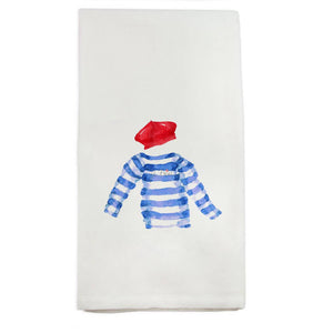 French Outfit Kitchen Towel