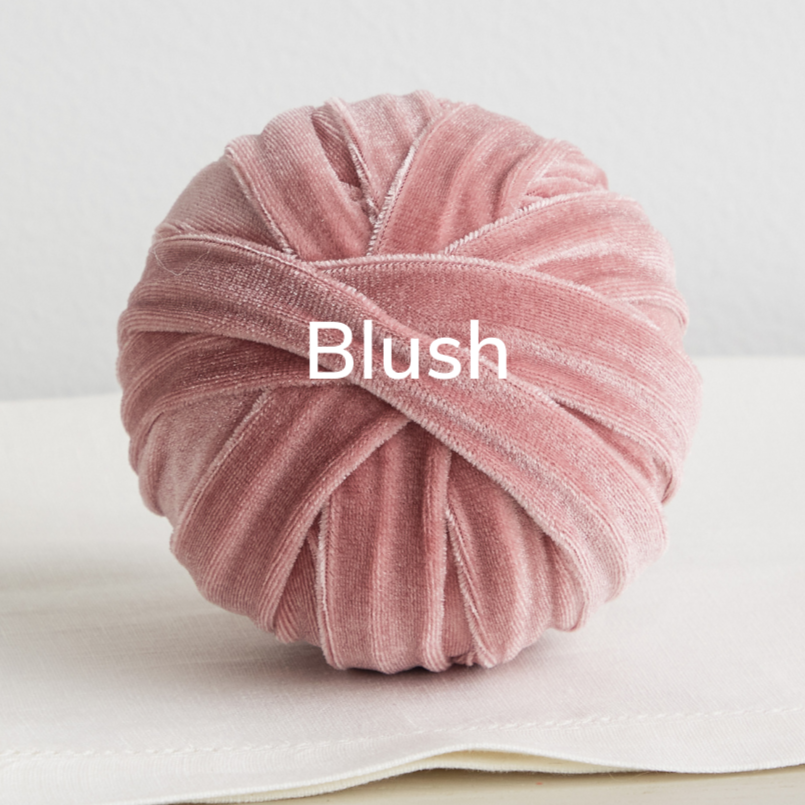 Large Velvet Spheres - Blush