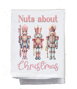 Christmas Pink Nutcracker Kitchen Towel