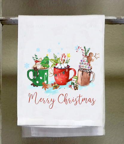Christmas Coffee Kitchen Towel