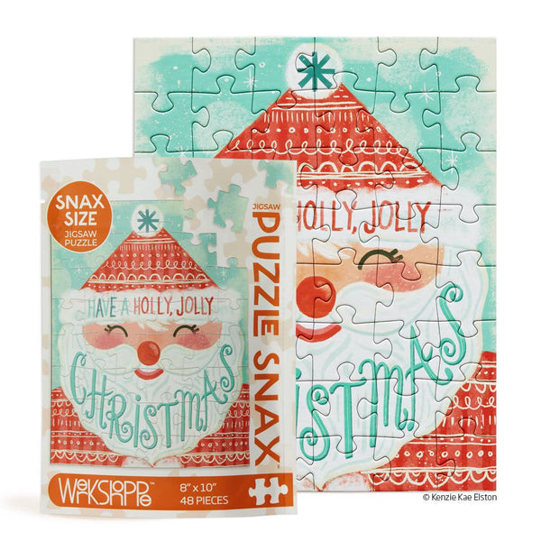 Holly Jolly Santa Puzzle Snax