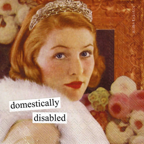 Domestically Disabled Paper Cocktail Napkins