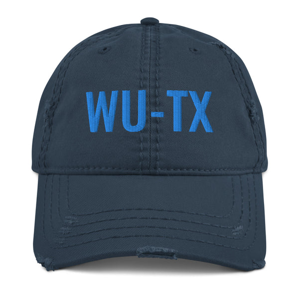 Distressed West U Texas Hat