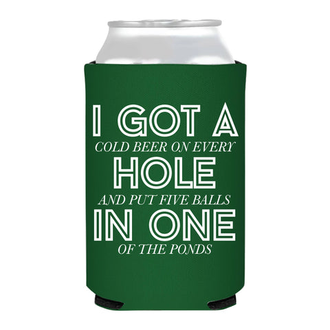 Hole In One Golf Can Cooler