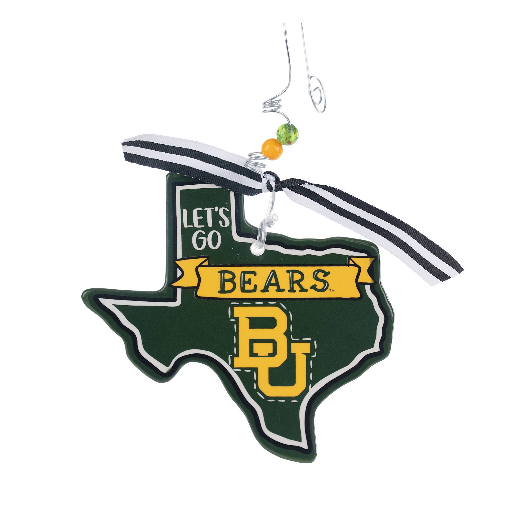 Baylor Flat Ornament