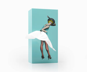 Flirty Skirt Tissue Box - Mint