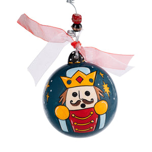 Dark Blue Nutcracker Ornament